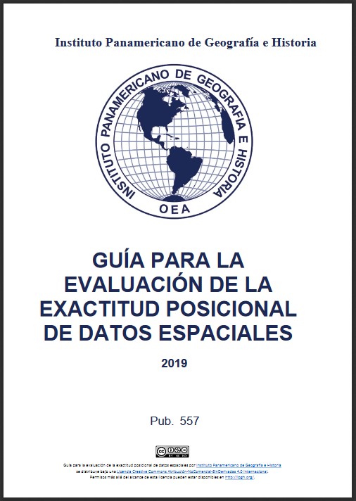 Guía para evaluación de la exactitud posicional de datos espaciales