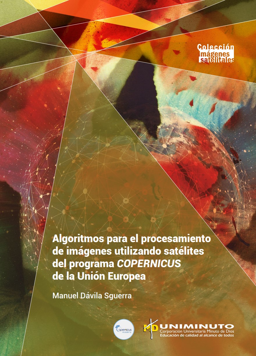 Portada del libro Algoritmos para el procesamiento de imágenes utilizando satélites del programa COPERNICUS de la Unión Europea