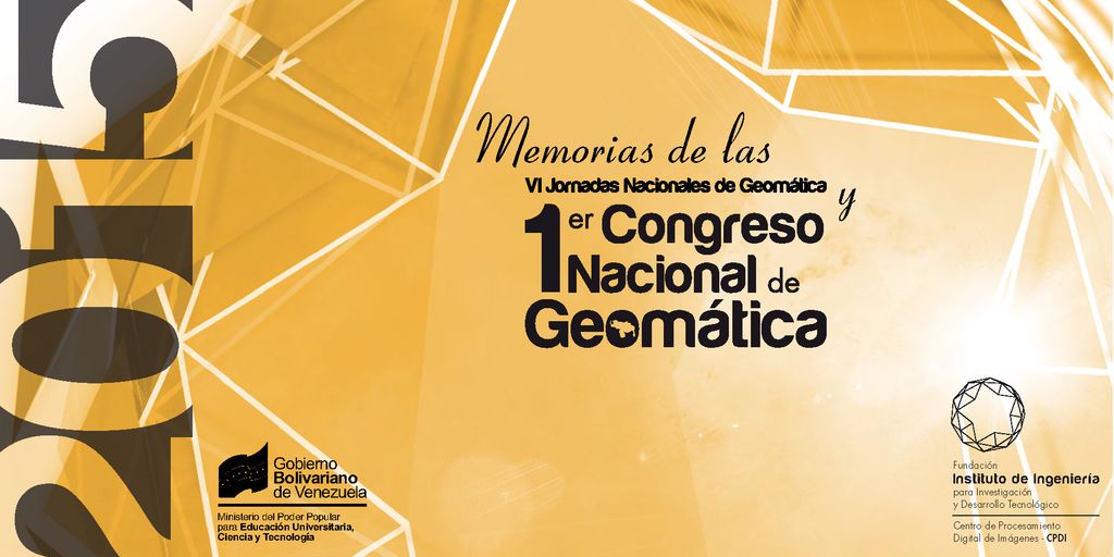 Memorias del 1er Congreso Nacional de Geomática