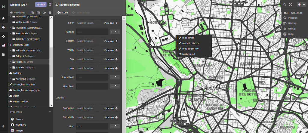 Editando en MapBox