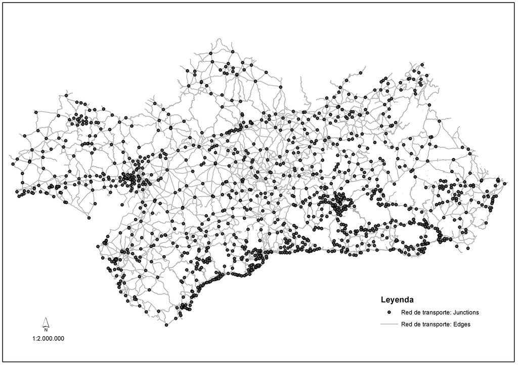 Andalucía, red de transporte unimodal